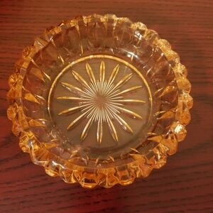 Vintage Pink Starburst Ashtray